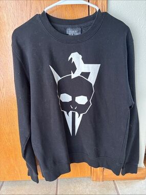 Harry Potter and the Cursed Child Voldemort Black Crewneck Sweater